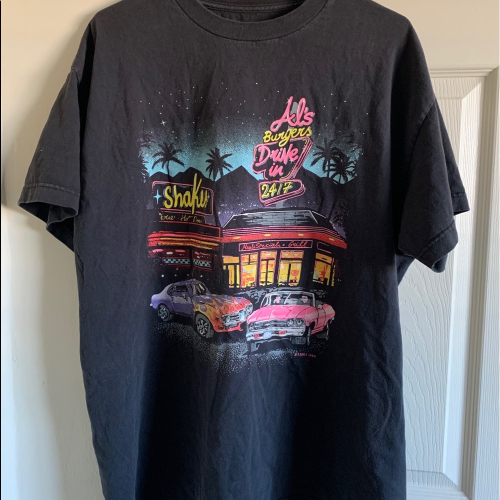 Brandy Melville Rita All’s Burgers Oversized Tee